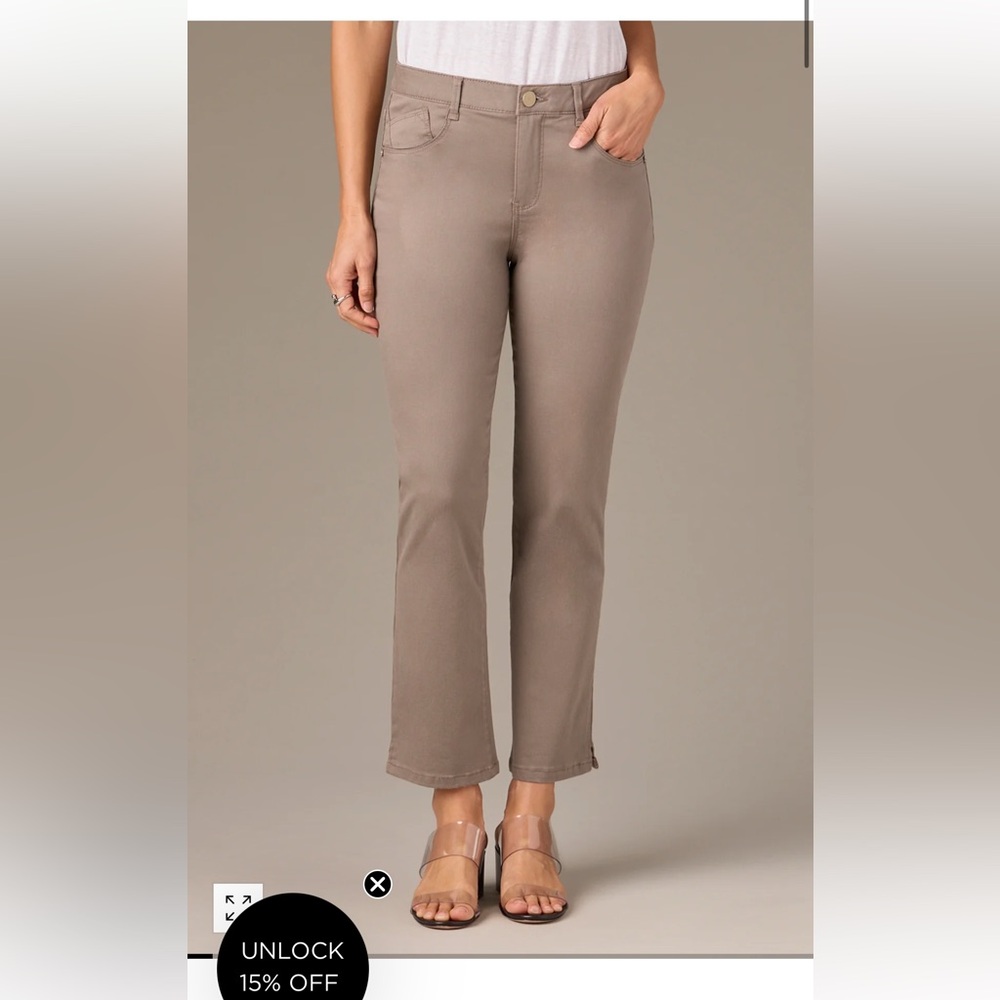 NWT Wit & Wisdom high rise micro slim pants